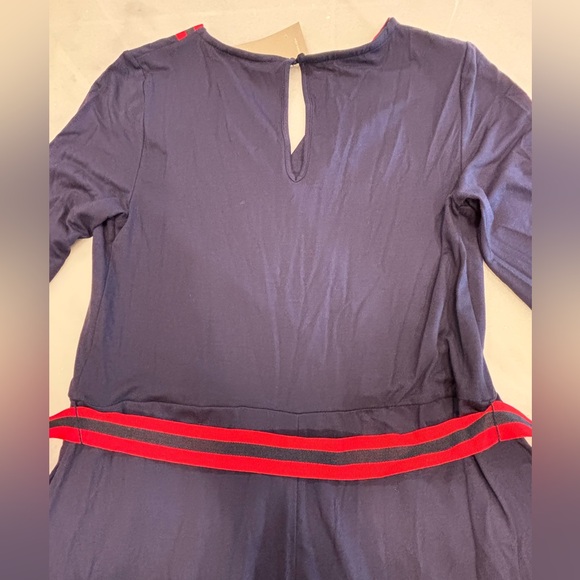 NWT Boden Isla Wrap Nautical Style Jersey Jumpsuit (US 4R, UK 8R) - Picture 5 of 5